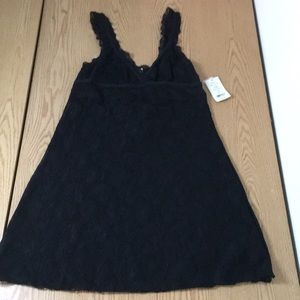 New Inner Secrets Lacey 2pc Sheer Chemise Pj Nightie with Thong Size Small